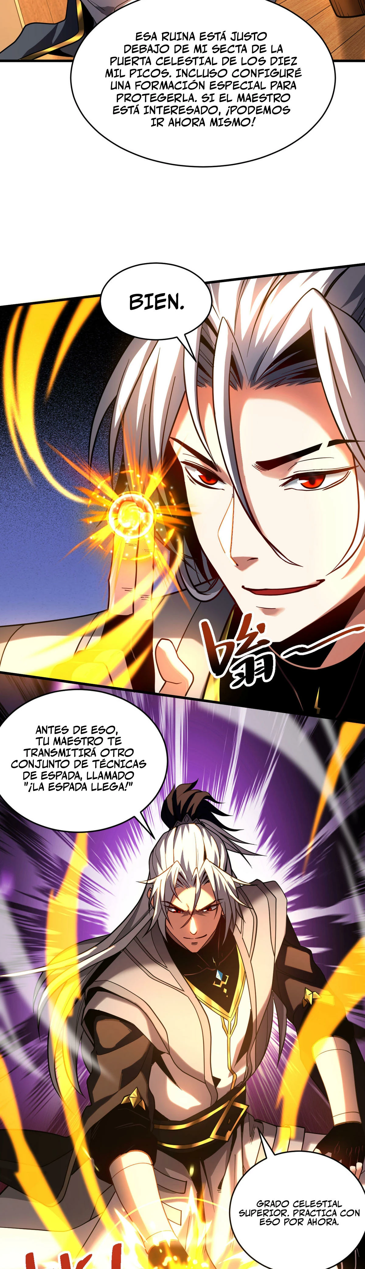Mientras mis discípulas se matan, yo me relajo! > Capitulo 74 > Page 111